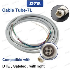 DTE Dental Scaler Handpiece HD-7L Ultrasonic Scaler Cable Tube Fit NSK SATELEC