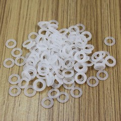 Wire Dia. 4mm-5.7mm Food Grade Silicone Rubber Seal O-Ring White OD 14~120mm