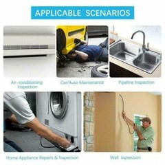 1M Snake Endoscope Borescope 7mm Inspection USB Camera Scope For Android / PC