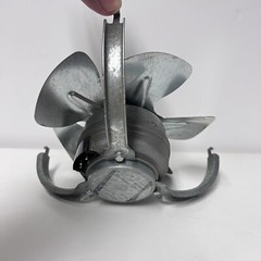 GE Refrigerator Condenser Fan Motor Complete 1300RPM Motor, Fan, and Brackets