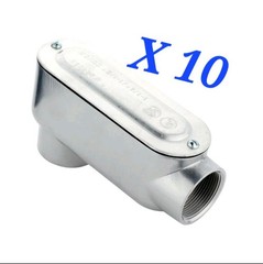 (Retail $180) *10* 1-1/2 in. Rigid Metal Conduit RMC Threaded R755 Type LB