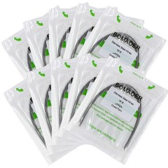 20×Dental Ortho Stainless Steel Rectangular Arch Wire Ovoid Form 16×16 Upper