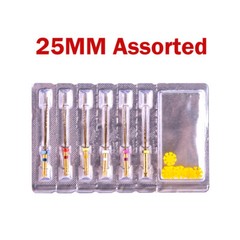 Dental Endo Rotary Files X-Pro Gold Taper NITI Root Canal Files 21/25/31MM 6Pcs