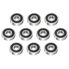 Double Sealed 629-2RS Deep Groove Ball Bearing Carbon Steel 10Pcs