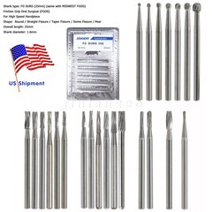 Dental Surgical Burs Round Long 4 556 557 558 330 Carbide Burr High Speed 25mm