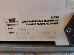 Buchi 412 B-412 Scrubber Environmental Test Equipment Acid Fume Remover