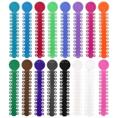 1040pcs Dental Orthodontic Elastic Ligature Ties for Brackets Brace Rubber Bands