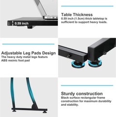 58″ L-Shaped Computer Desk Gameing Corner Desk PC Laptop Table Workstation Home