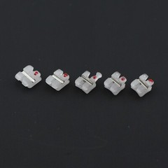 Orthodontic Roth 018/022 Metal Slot Ceramic Bracket 5-5 3M Clarity Aesthetic
