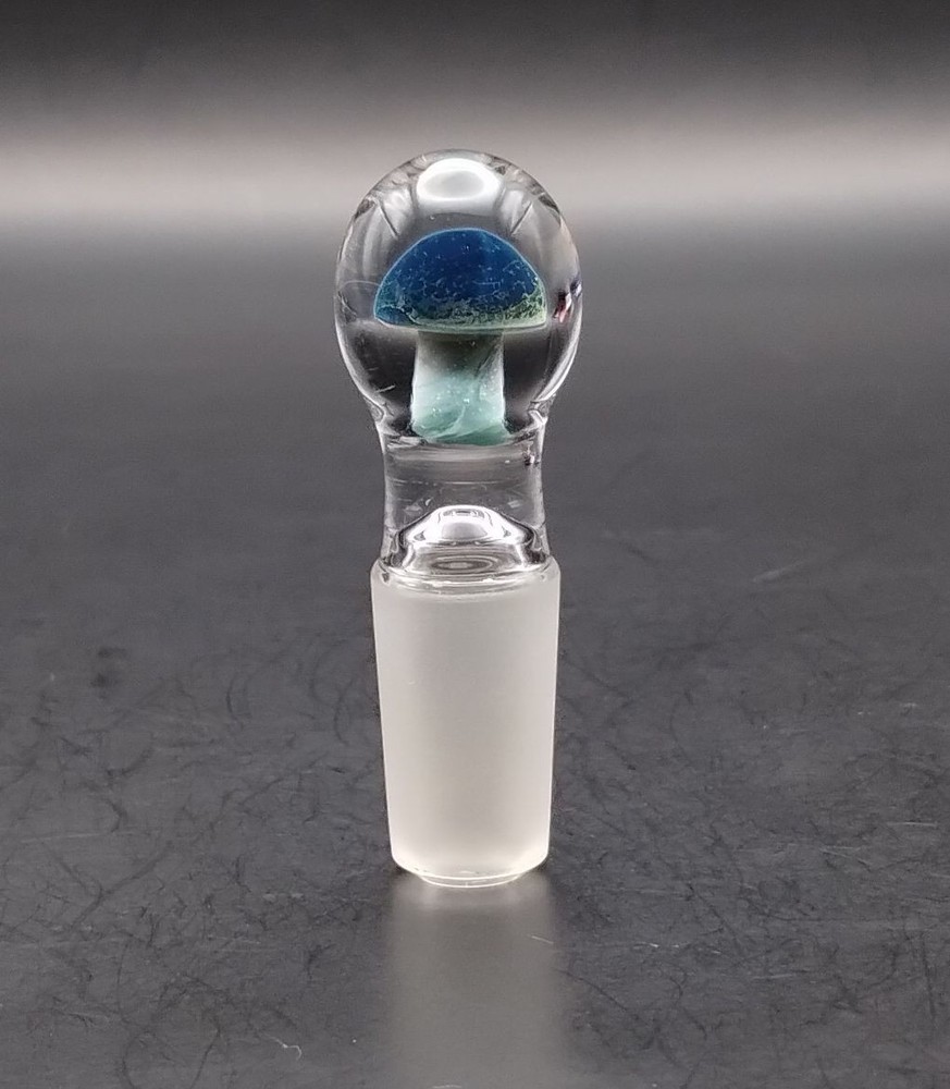 Mushroom 14mm Glass Male Ground Joint Stopper Cap