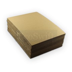20 6×9 EcoSwift Corrugated Cardboard Pads Filler Inserts Sheet 23 ECT 1/8″ Thick