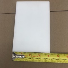 DELRIN SHEET 6 inch x 4 inch x 3/4 inch