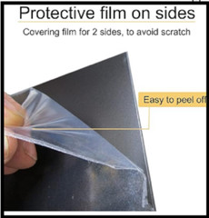 DARENYI Black ABS Plastic Sheet, 12″ x 16″ 1/8″ Thick (3mm), Flexible Than Plexi