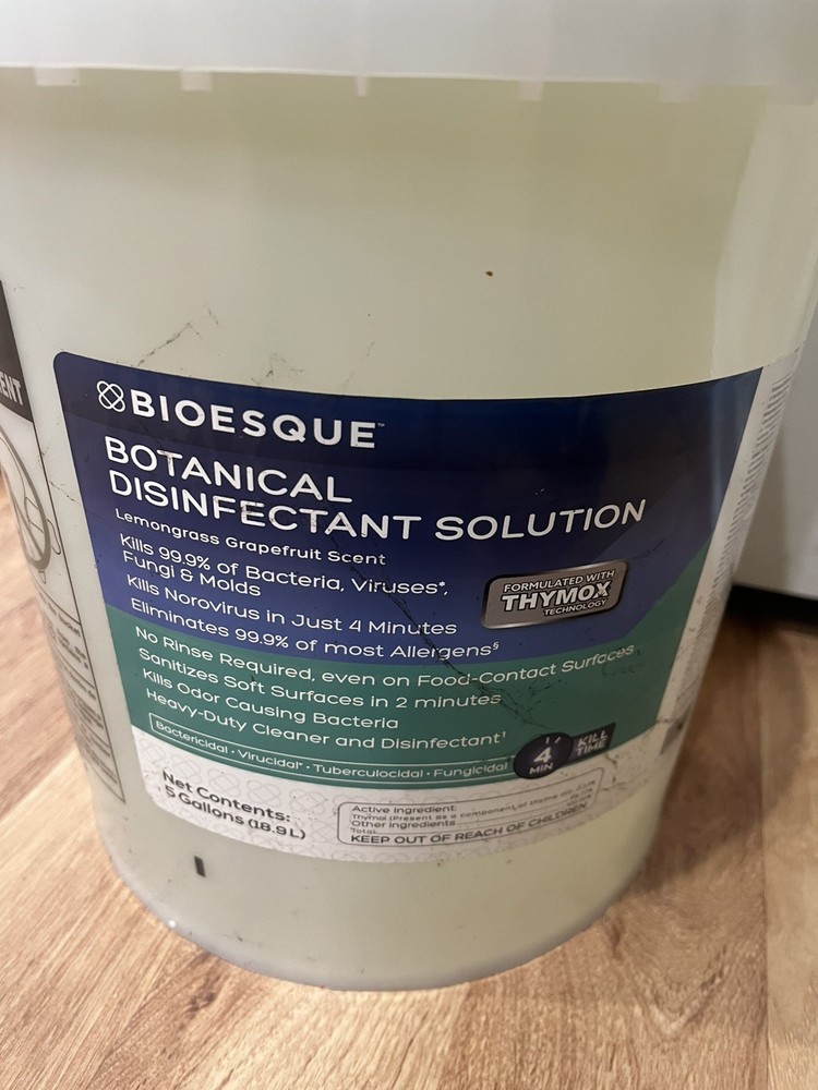 Bioesque Botanical Disinfectant Solution, 5 Gallons