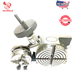Rotary Table 4″ 100mm Horizontal And Vertical With 65 mm 3 Jaw Chuck Backplate