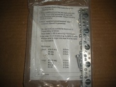 ground bar kit Eaton CH 17ckt BRGBK39512 400-600A panel CU/AL 3 available