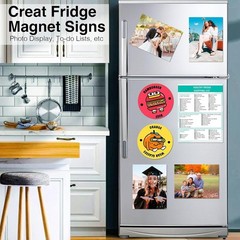 Printable Magnetic Paper,Non Adhesive,12 Mils Thick Magnet Glossy Sheets