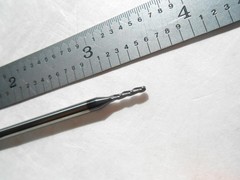 NEW ACCUPRO USA .060″ CUT DIA X .312″ LOC X 2-1/2″ L 3FL CC CARBIDE BALL ENDMILL