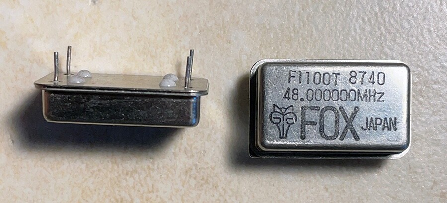 Fox Electronics K1100T 48.000 Mhz Crystal Oscillator – NOS