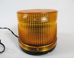 Whelen 2012 Series Amber Strobe Beacon 12/24 Volt Model 2012LP Tested & Working