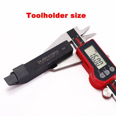 16mm Lathe Turning Tool Holder Indexable Carbide Inserts For Aluminum Copper USA