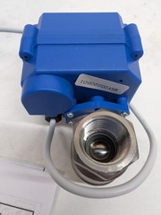 U.S. Solid Motorized Ball Valve 1/2in Full Port 9-24V AC/DC Auto Return SS