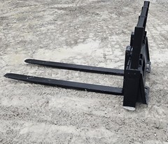 Pro Works 72″ Long 8,000 Pound Class III Pallet Forks Skid Steer Attachment