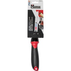 Morse JSHRBC01 Jab Saw Handle with HD Wood Saw Blade 6 Inch by 3/4 Inch x 6 TPI
