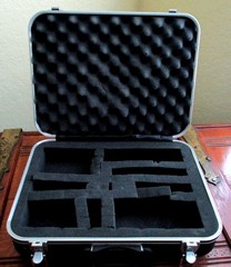 Platt 1416 Black Heavy-duty Case / Luggage with Foam Insert and Key