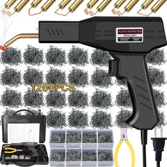 Instant On/Off Plastic Welder with 1200PCS Staples for Automotive and Household