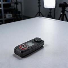 Portable LCD Luxmeter 0 to 200000 Lux Adjustable Unit Light Measurement