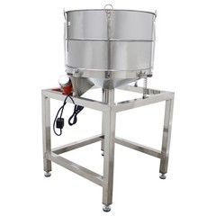 Electric Circular Vibrating Screen Sieve with 30+60 Mesh Screens Double Layers