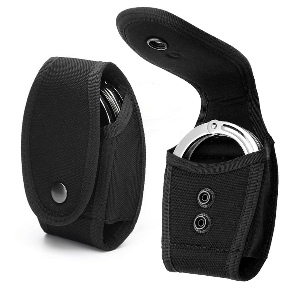 Tactical Handcuffs Case Police Holster Molle Pouch Nylon Holder Handcuff Holster