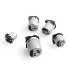 0.22µF-1000µF 6.3/10/16/25/35/50/63/100/400V SMD Aluminum Electrolytic Capacitor