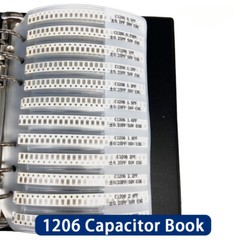 Capacitors Kit SMD Sample Book 0201 0402 0603 0805 1206 SMT Chip Assortment Pack