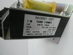Yoshikawa 6A3891-001 Transformer 1ph 600va 200/210/220/230v-ac 100/200v-ac