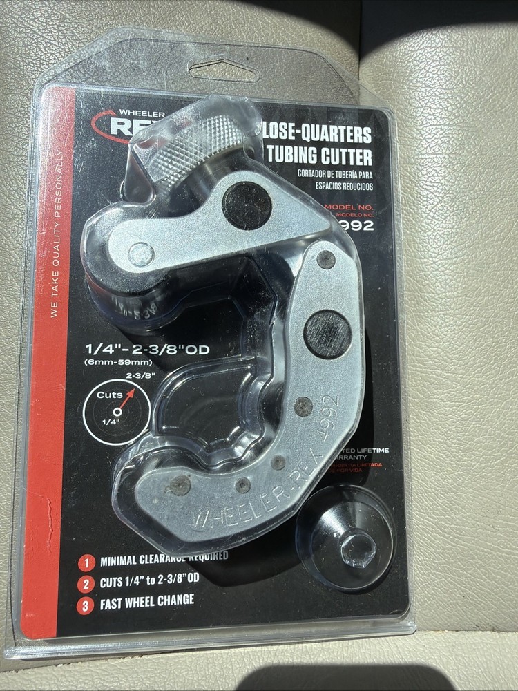 Wheeler Rex Close Quarters Tubing Cutter 1/4″ to 2 3/8″