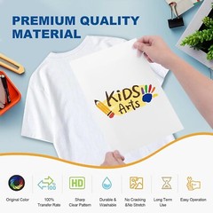 DTF Transfer Film Powder Kit, All-In-One DTF Sublimation for Starter- 30 Sheets