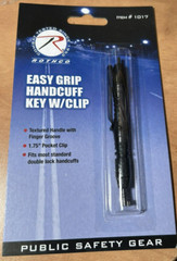 Single Grip Handcuff Key with Clip