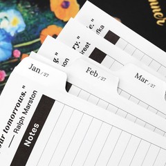 2026 2027 2028 Monthly Planner 24 Month Tabs 8.5×11 Year Calendar