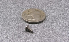 18-8 Stainless Steel Pan Head Slotted Machine Screw 2-56 x 3/16″, 300 pcs