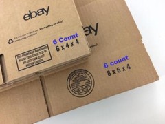 eBay Branded Shipping Supplies Kit Lot Boxes Padded Envelopes Tape Tissue 44 Ct