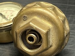 Brass Pressure Gauge 0-4000 PSI And 0-280 KSC Made In USA