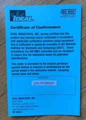 IDEAL IND 61-486 Commercial grade DMM Digital Multimeter TRMS Volt Amp meter NEW