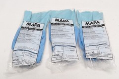 3 Pairs MAPA Professional Glove Blue-Grip LL-301