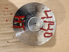 One Piece 4140 Hot Rolled Steel Bar Round Stock Heat Treated 3” OD x ~1 3/4”
