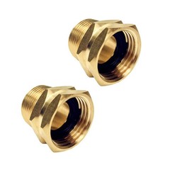 GESHATEN 3/4” GHT Female x NPT 3/4″ x Male, Brass