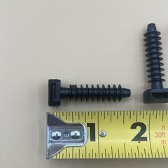 Masonry Screw Mounts Black Cable Ties, Premium Fixing Plug 100 Per Pack