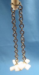 CHEMGLASS CHAIN LINK SCRAPER FOR 5000 ML FLASKS NEW OLD STOCK FREE SHIPPING