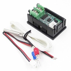 12V Green Fahrenheit Digital Temperature Gauge -58F~239F LED Display Screen w…
